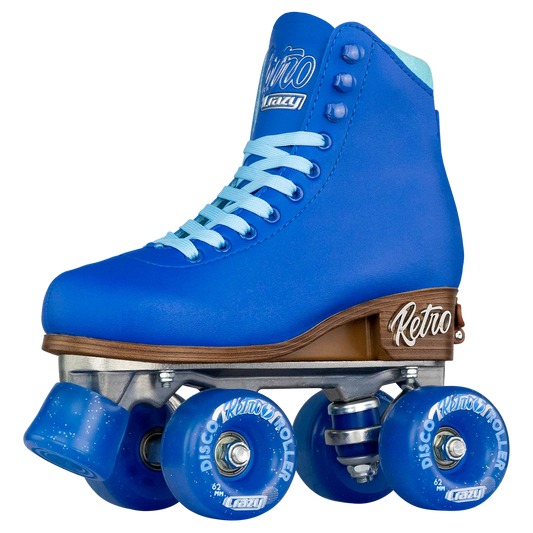 Crazy Adjustable Retro Roller Skates Blue
