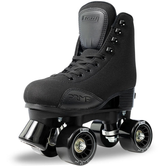 Prime Adjustable Roller Skates Black