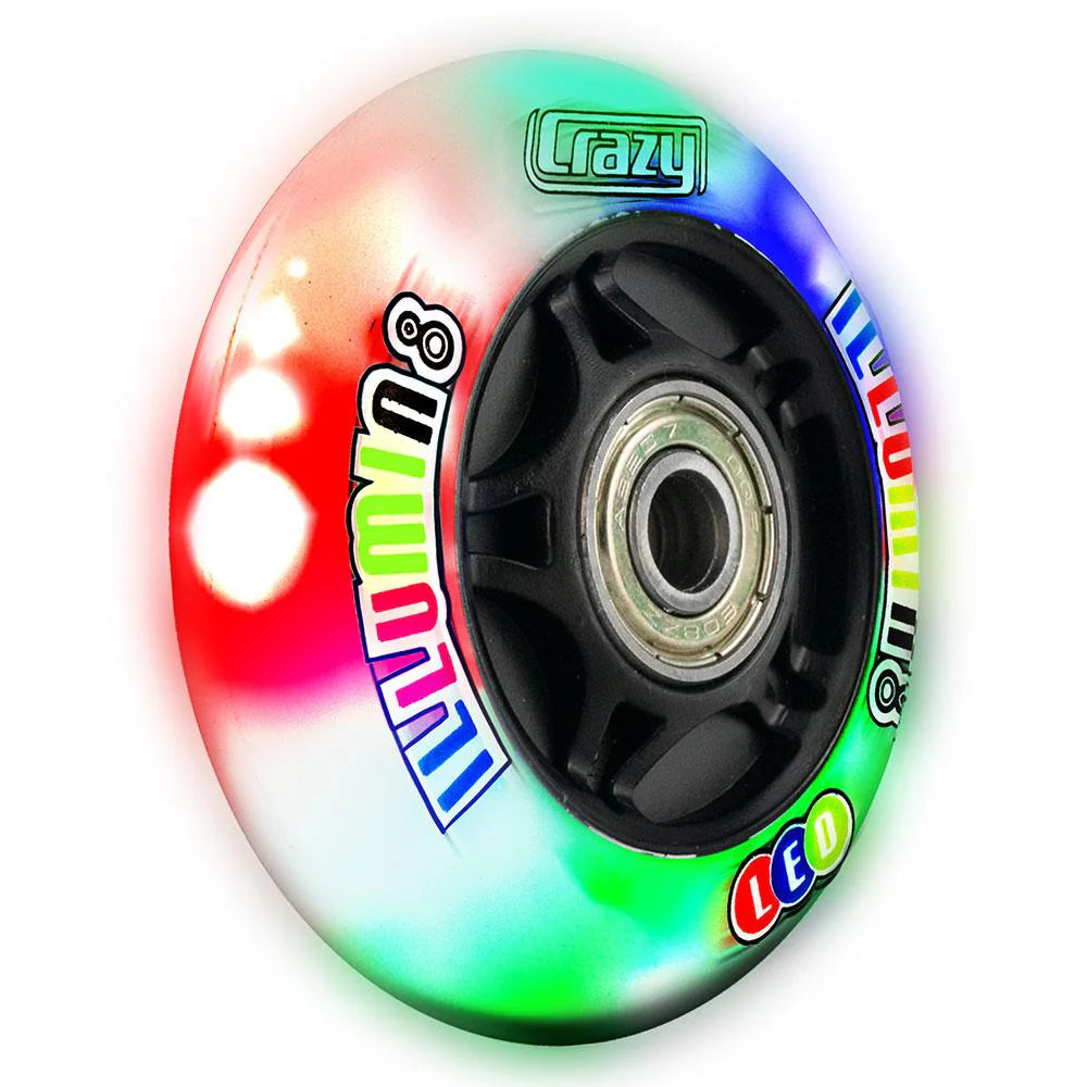 Crazy Illumin8 Inline LED Wheels 80mm