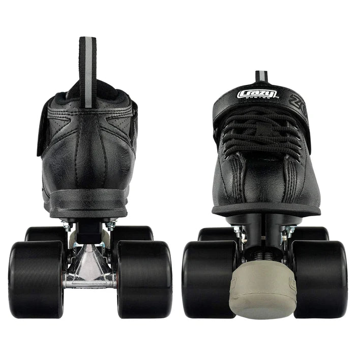 Crazy Zoom Black Roller Skates