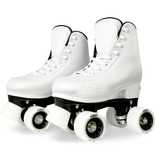 Prime Adjustable Roller Skates White