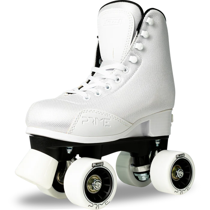 Prime Adjustable Roller Skates White
