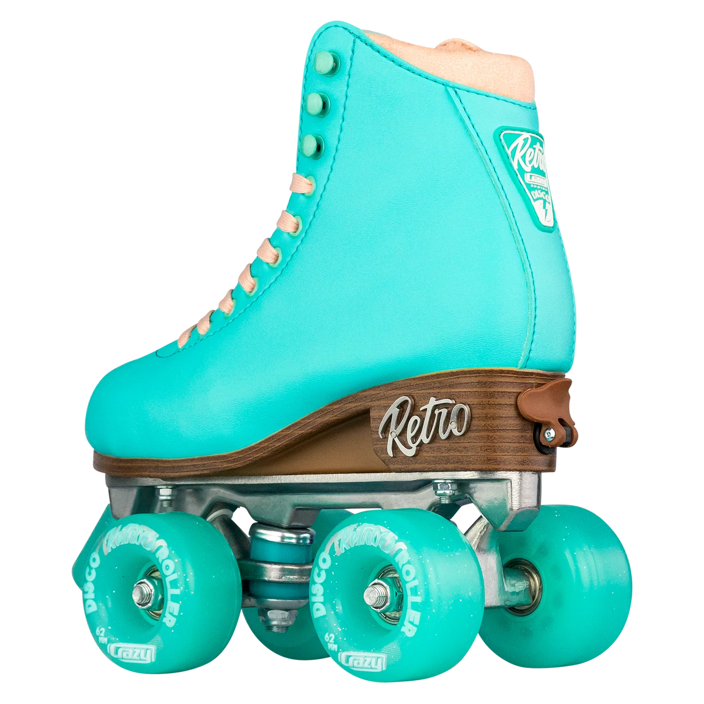 Crazy Adjustable Retro Roller Skates Teal