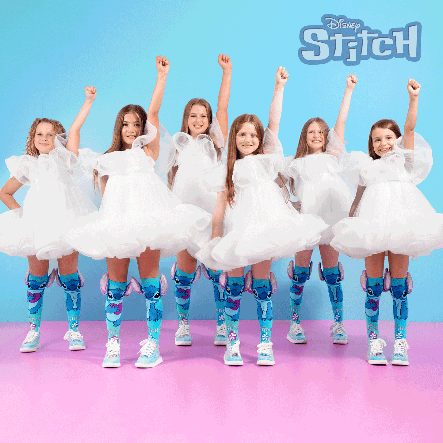 Stitch Silver Glitter Socks