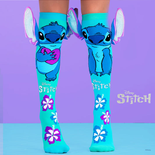 Stitch Silver Glitter Socks