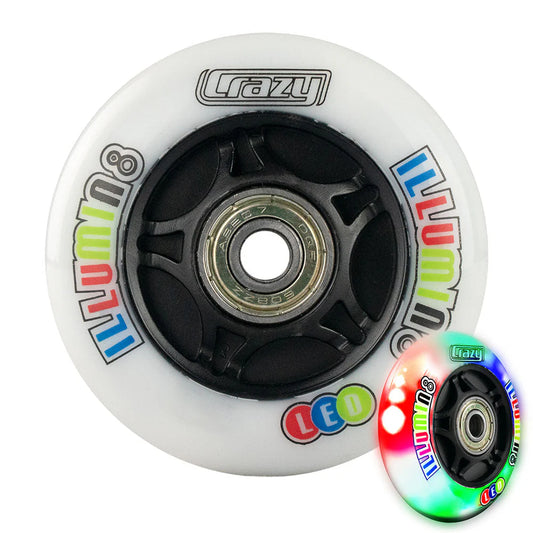Crazy Illumin8 Inline LED Wheels 80mm