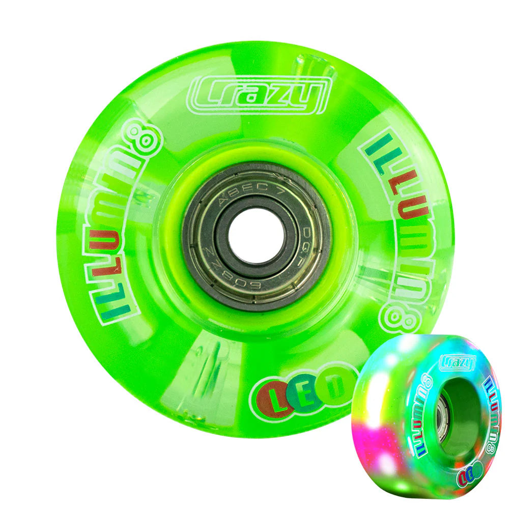 Crazy Illumin8 Skate Wheels 58 mm