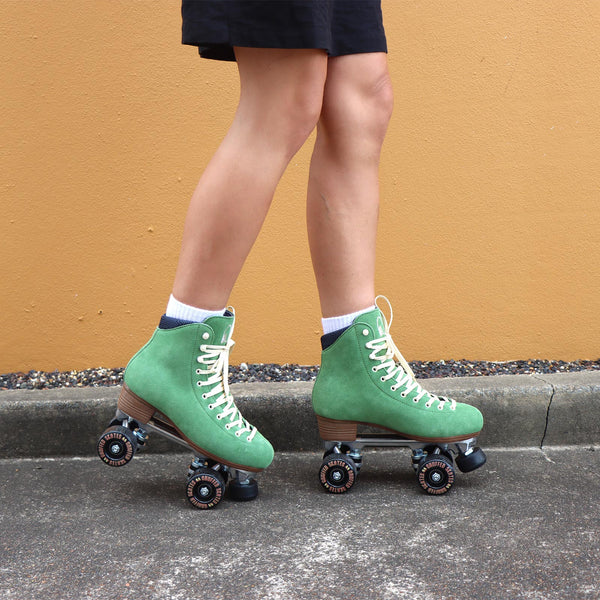 Chuffed Wanderer Roller Skates - Olive Green