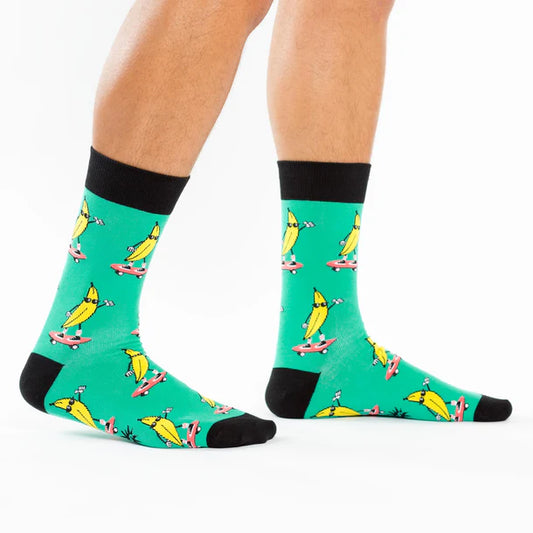 Peeling Out Men's Crew Socks - Sock it to me
