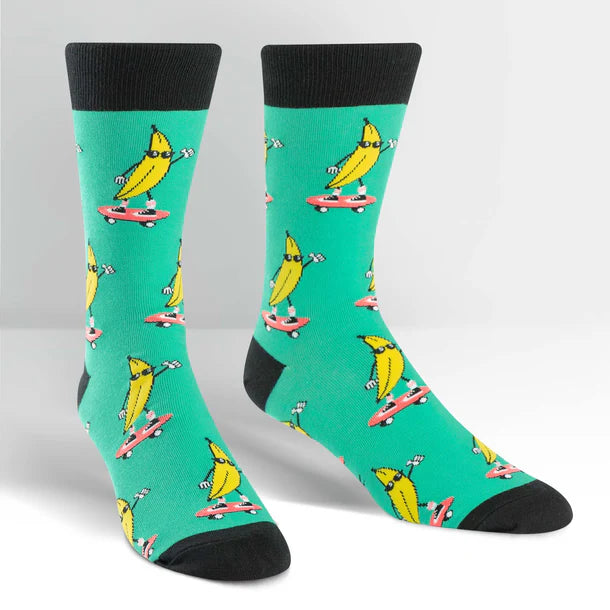 Peeling Out Men's Crew Socks - Sock it to me