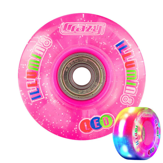 Crazy Illumin8 Skate Wheels 58 mm