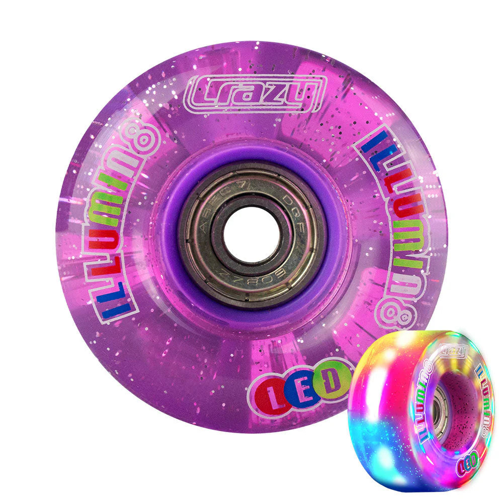 Crazy Illumin8 Skate Wheels 58 mm