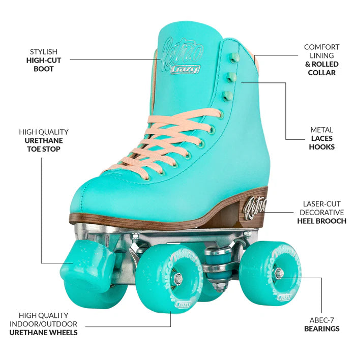 Retro | Roller Skates | Teal