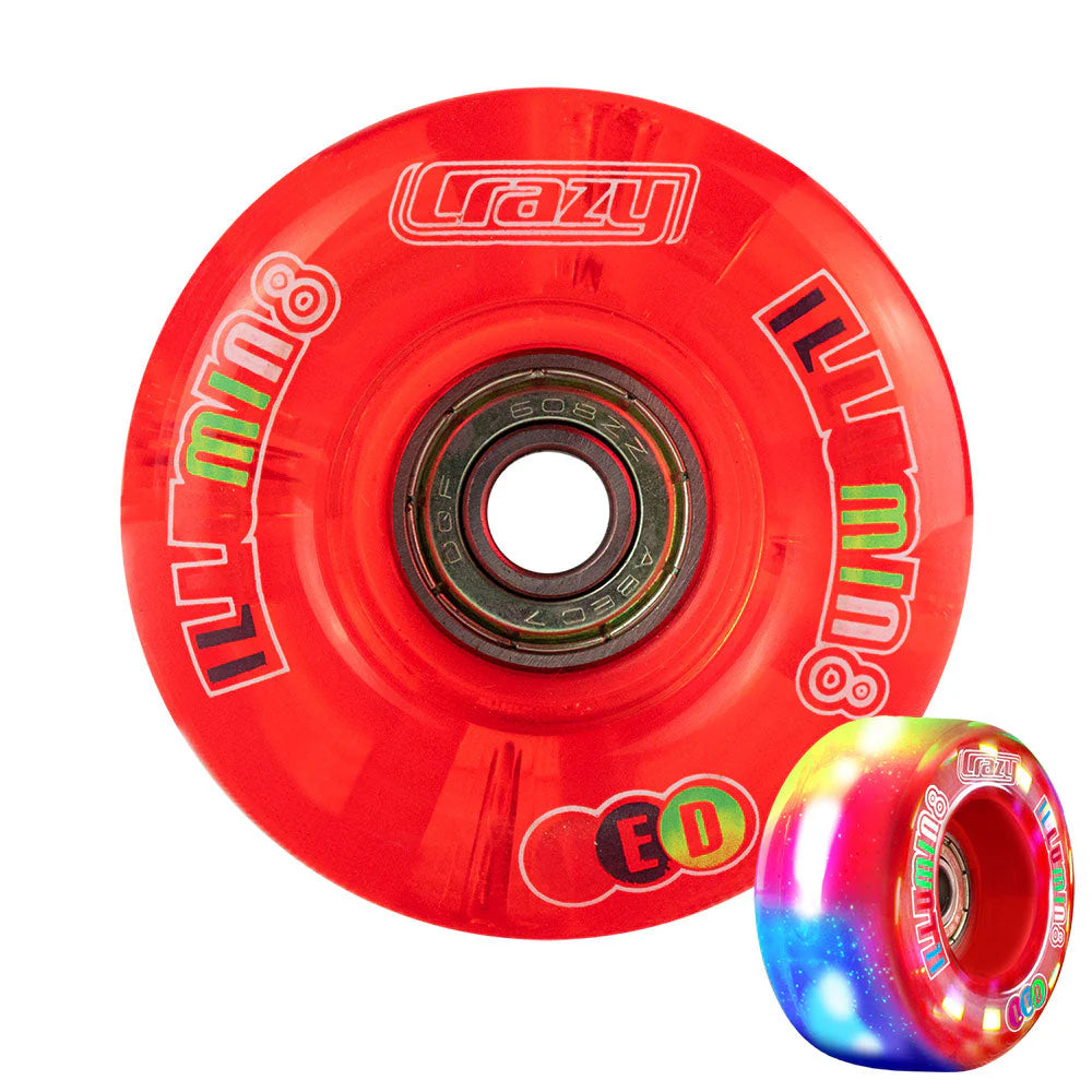 Crazy Illumin8 Skate Wheels 58 mm