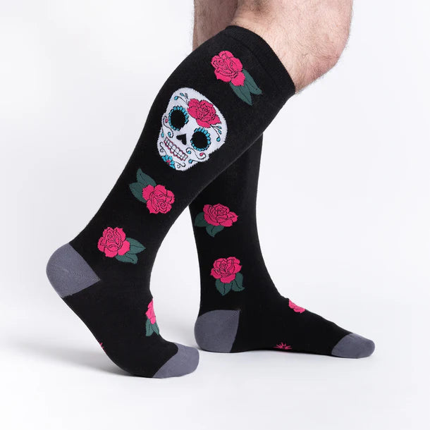 Sugar Skull Knee High Socks - Sock it to me
