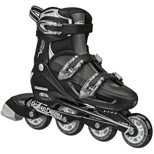 RDS V-Tech 500 - Black Adjustable Inline Skates