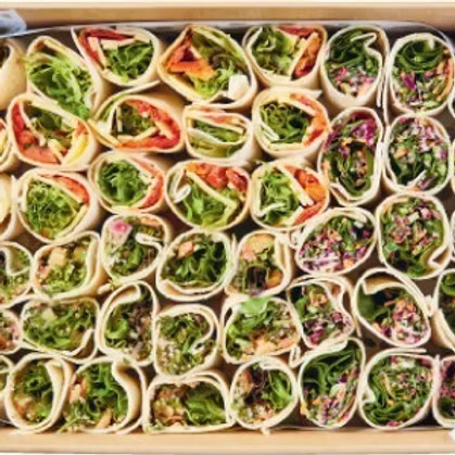 Wrap Platter - Vegetarian (48 Mini Wraps)