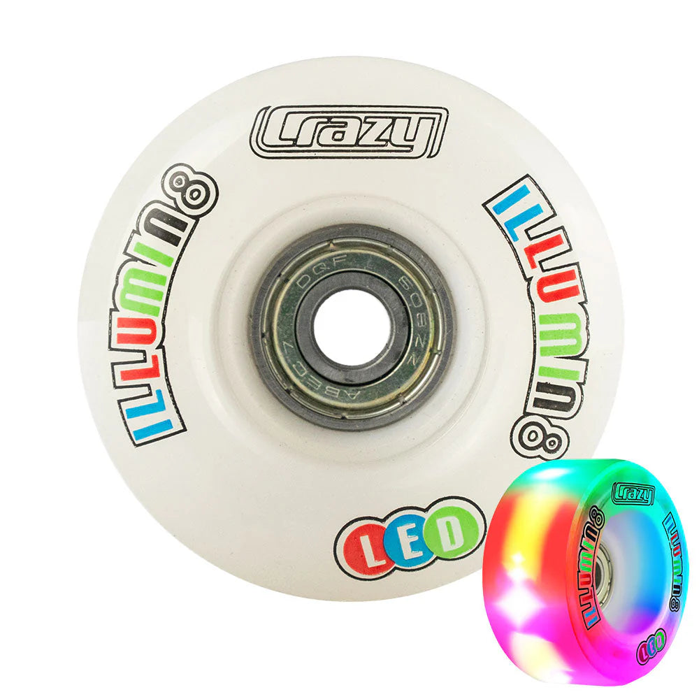 Crazy Illumin8 Skate Wheels 58 mm