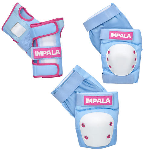 Impala Adults 3 Piece Safety Gear Pack - Blue Raspberry