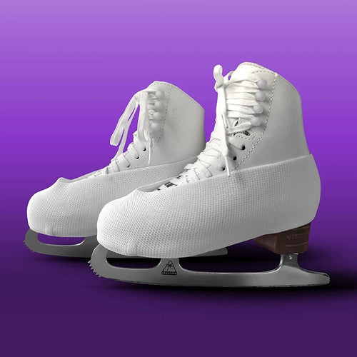 Elastic Skate Boot Cover White