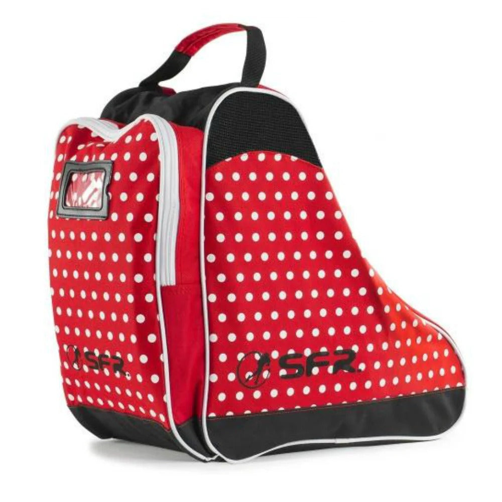 SFR Skate Bag Red and White Polka