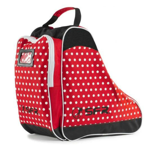 SFR Skate Bag Red and White Polka