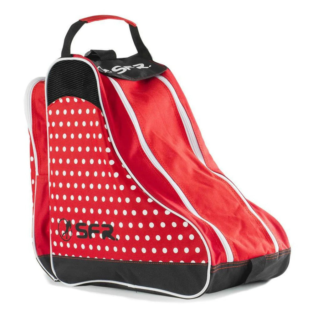SFR Skate Bag Red and White Polka