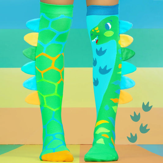 Green Roar Dino Socks