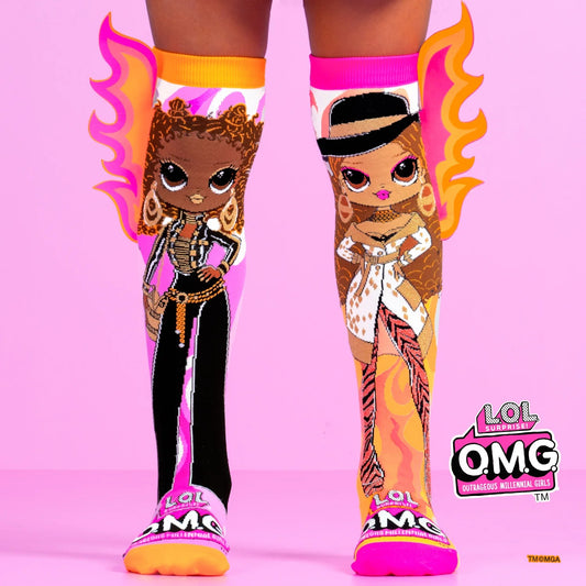LOL OMG Bee The Queen Socks