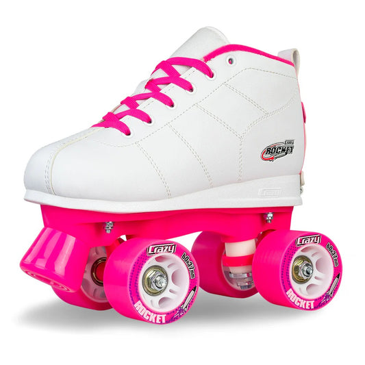 Rocket Adjustable Roller Skate White