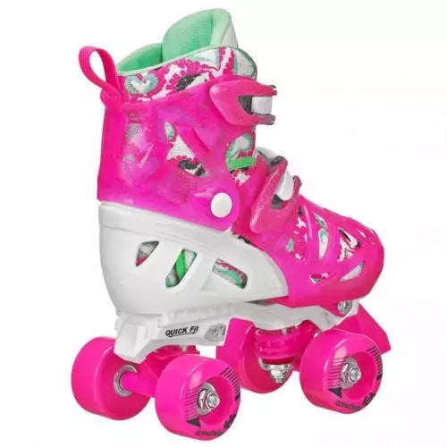 RDS Trac Star Adjustable Roller Skates | Pink